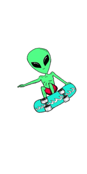 cover Alien Skate T-Shirt