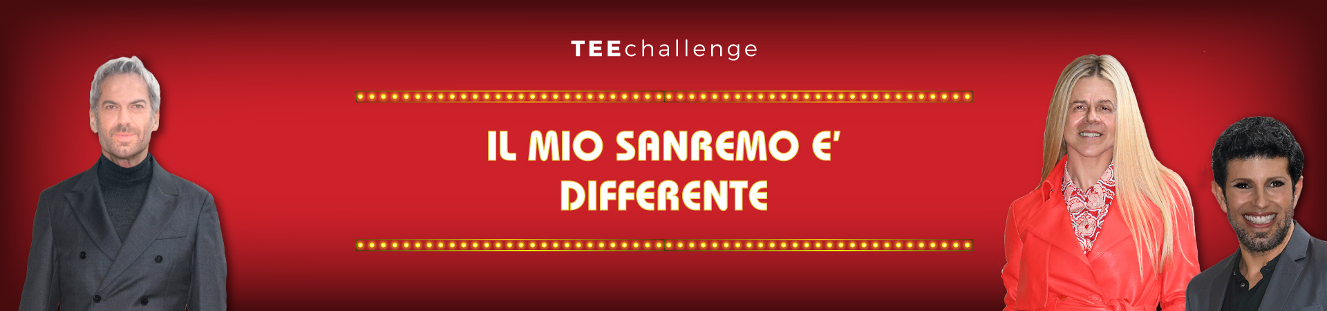Teechallenge IL MIO SANREMO E' DIFFERENTE Banner Desktop